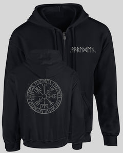 VEGVISIR Zip Hoodie